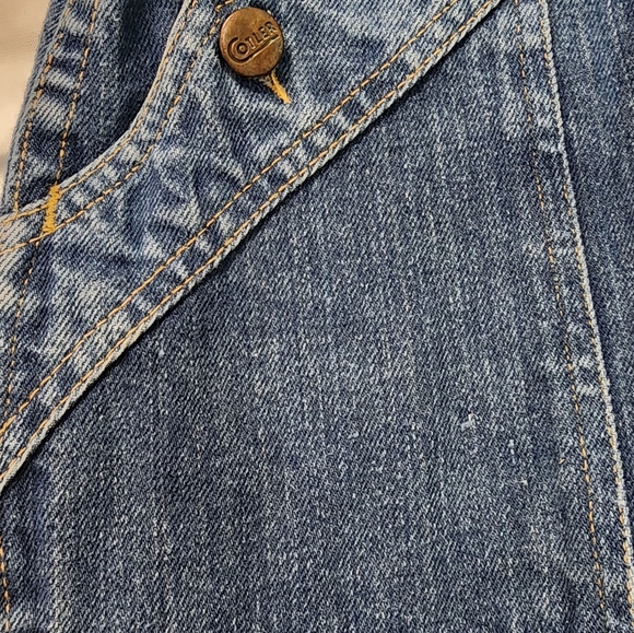 Vintage Women's Denim Bell bottom flared jeans size 25/26 x 34in *flawed - Picture 13 of 16